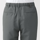 紳士　風を通すストレッチサッカーノータックパンツ