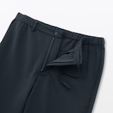 紳士　風を通すストレッチサッカーノータックパンツ