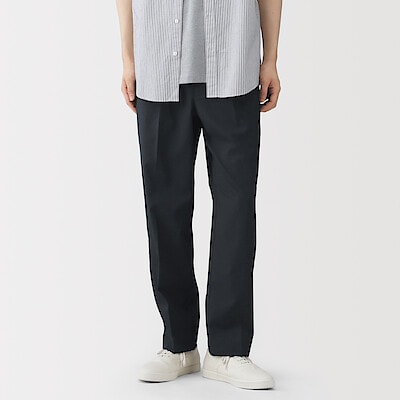 【５月１１日順次発売予定】紳士　風を通すタックテーパードパンツ