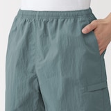 紳士　撥水ナイロンポケッタブルショートパンツ