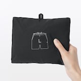 紳士　撥水ナイロンポケッタブルショートパンツ