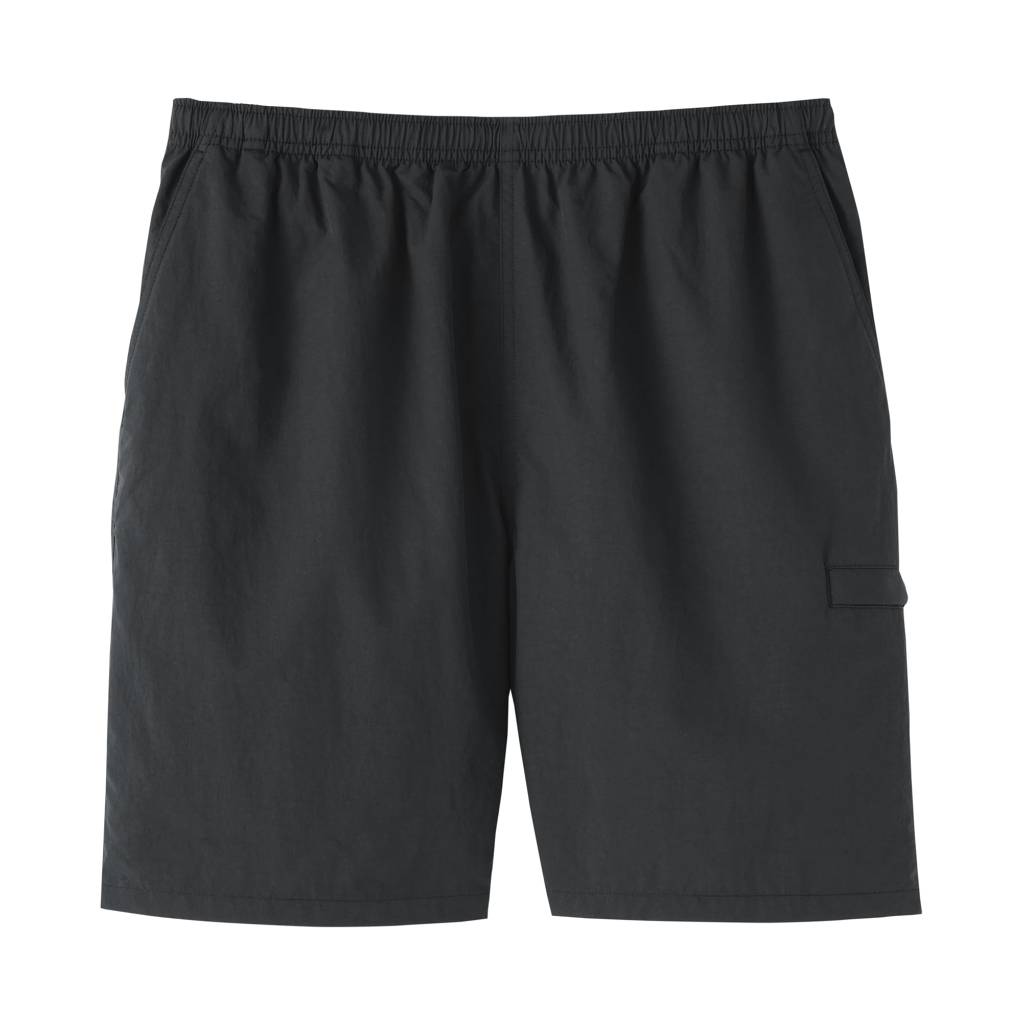 紳士　撥水ナイロンポケッタブルショートパンツ