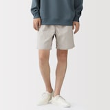 紳士　撥水ナイロンポケッタブルショートパンツ