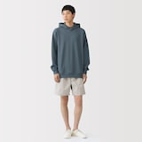 紳士　撥水ナイロンポケッタブルショートパンツ