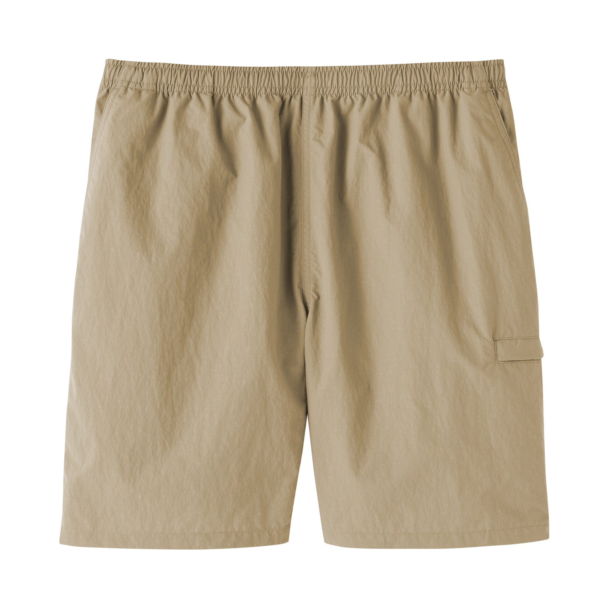 紳士　撥水ナイロンポケッタブルショートパンツ