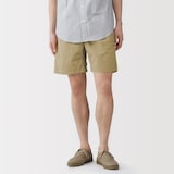 紳士　撥水ナイロンポケッタブルショートパンツ