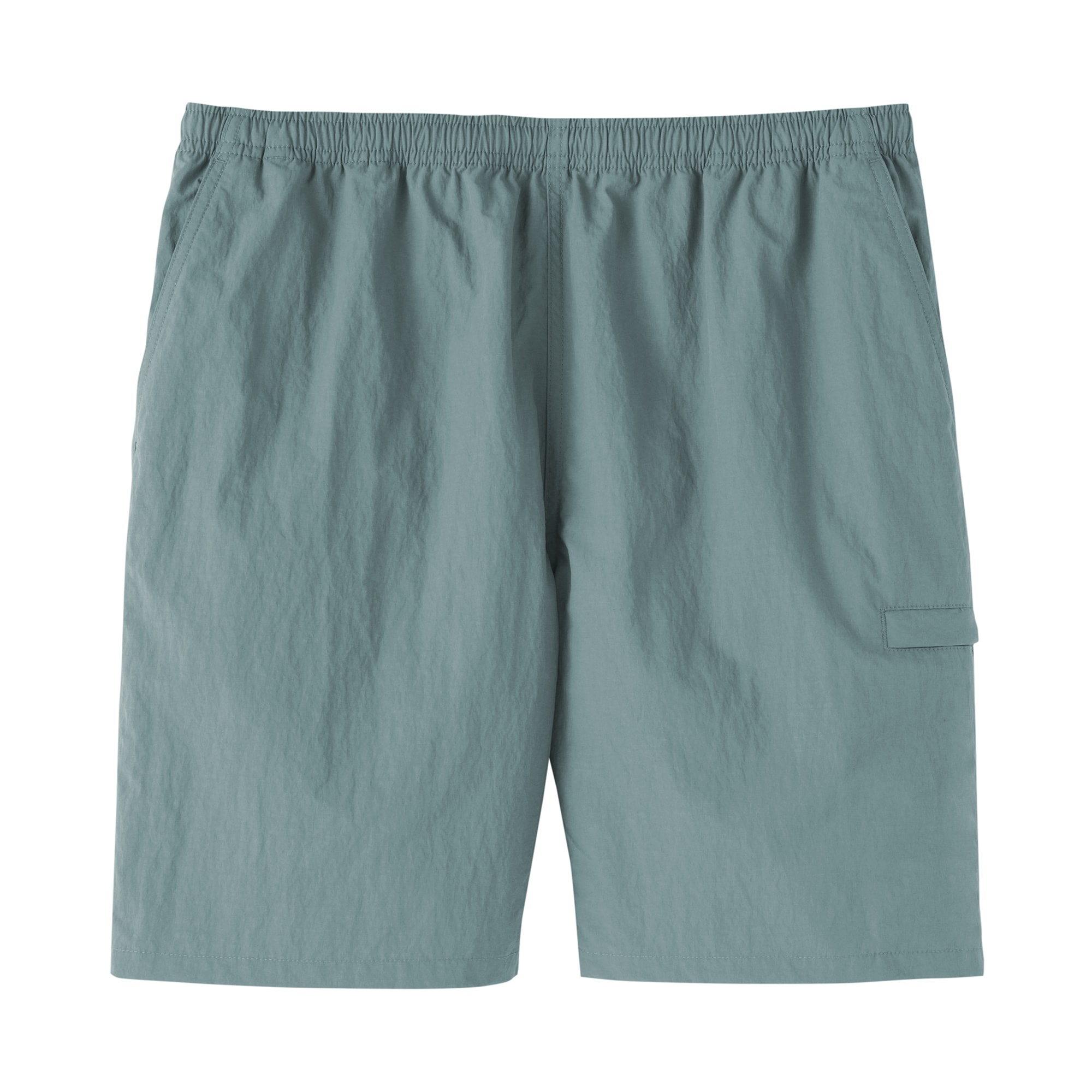 紳士　撥水ナイロンポケッタブルショートパンツ