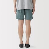 紳士　撥水ナイロンポケッタブルショートパンツ