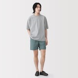 紳士　撥水ナイロンポケッタブルショートパンツ