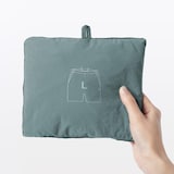 紳士　撥水ナイロンポケッタブルショートパンツ