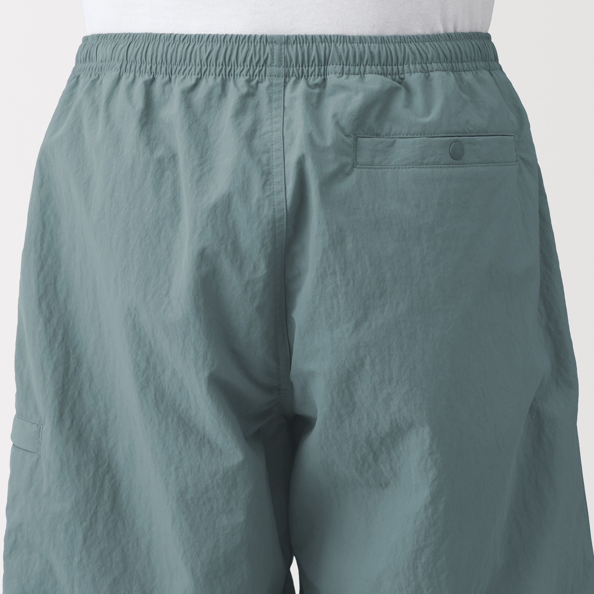 紳士 撥水ナイロンポケッタブルショートパンツ | 無印良品