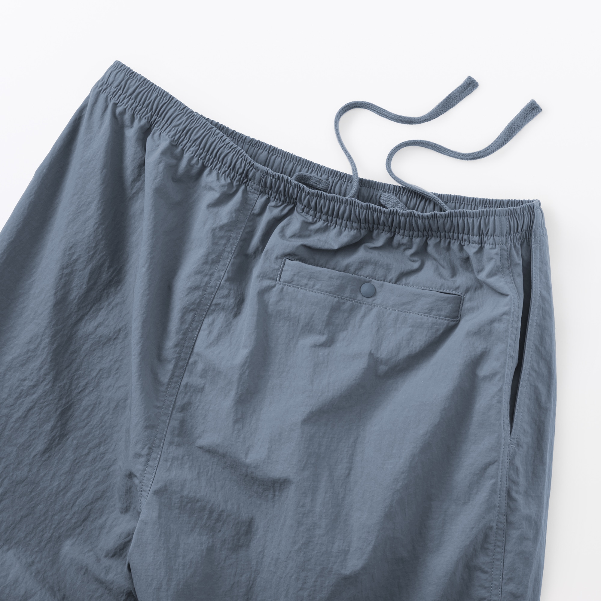 紳士　撥水ナイロンポケッタブルショートパンツ