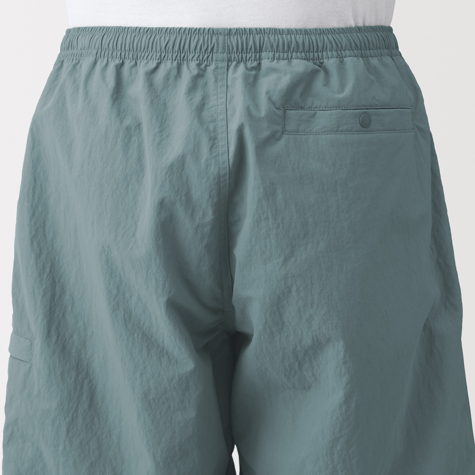 紳士 撥水ナイロンポケッタブルショートパンツ | 無印良品