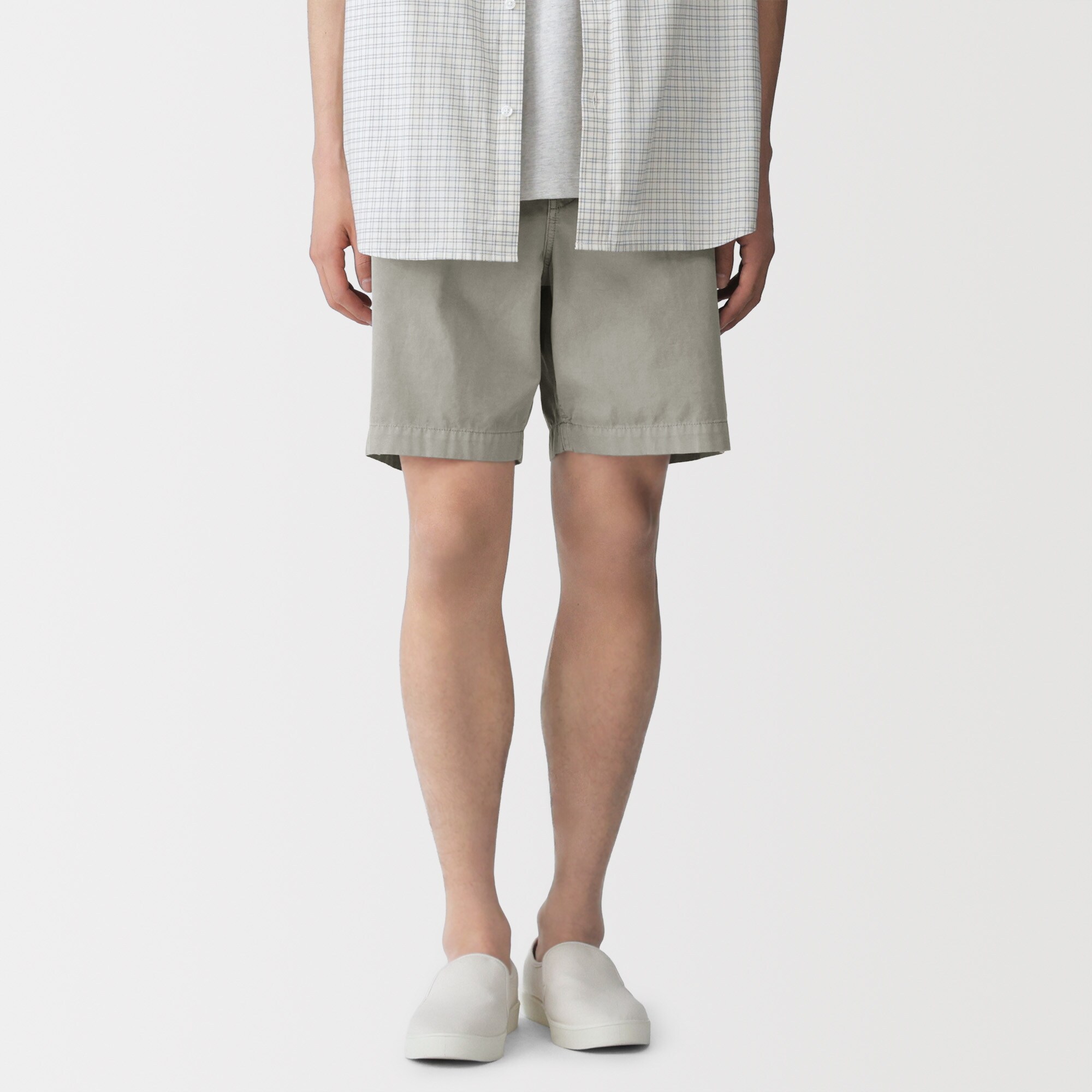 紳士　製品染めショートパンツ