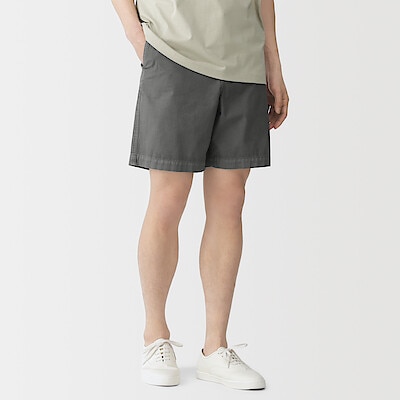 紳士　製品染めショートパンツ