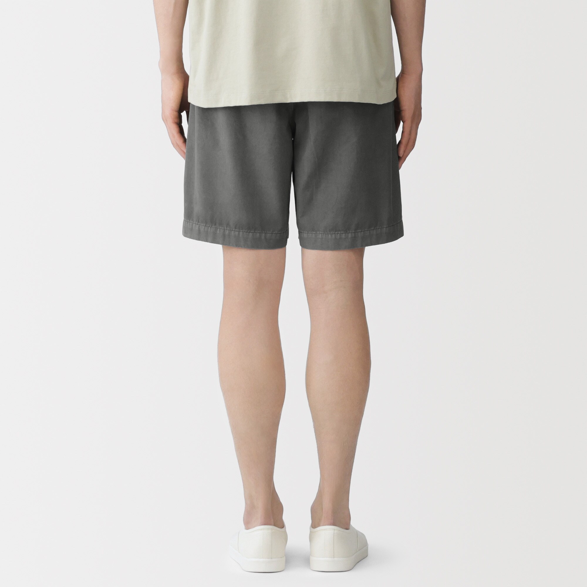 紳士　製品染めショートパンツ