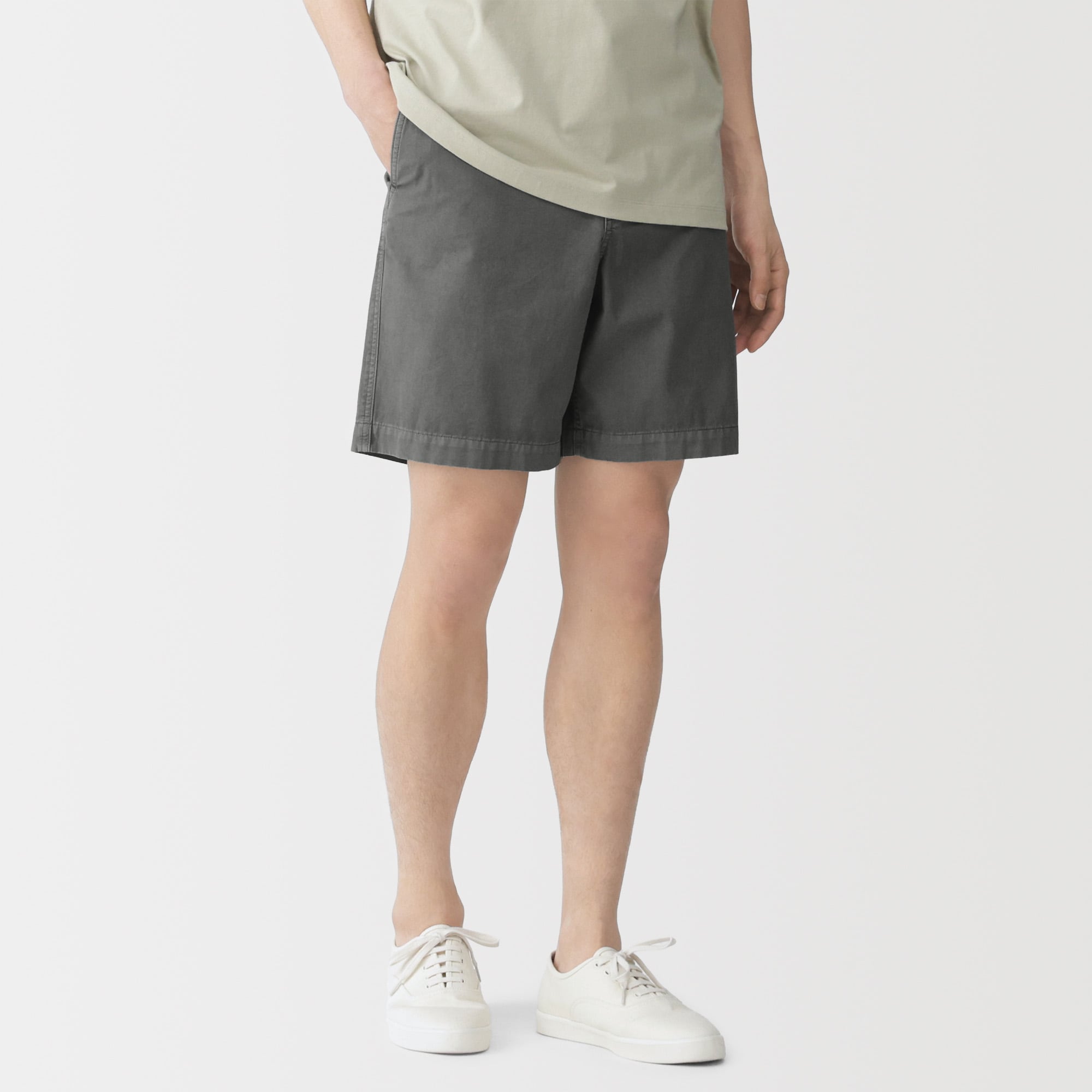 紳士　製品染めショートパンツ