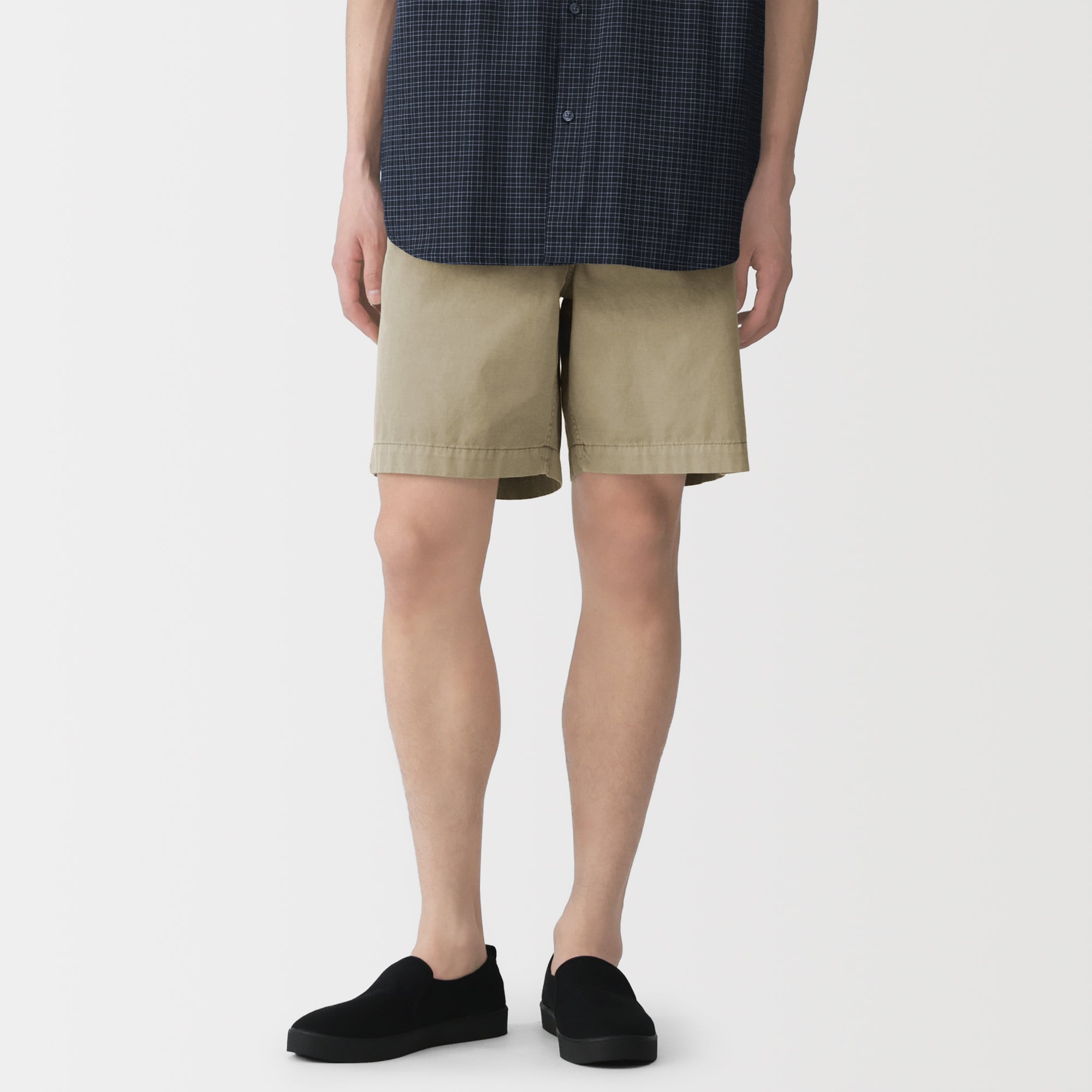 紳士　製品染めショートパンツ