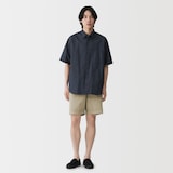紳士　製品染めショートパンツ
