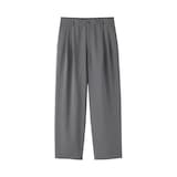 紳士　風を通すツータックパンツ