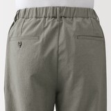 紳士　風を通すツータックパンツ