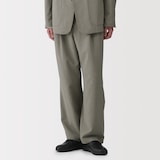 紳士　風を通すツータックパンツ