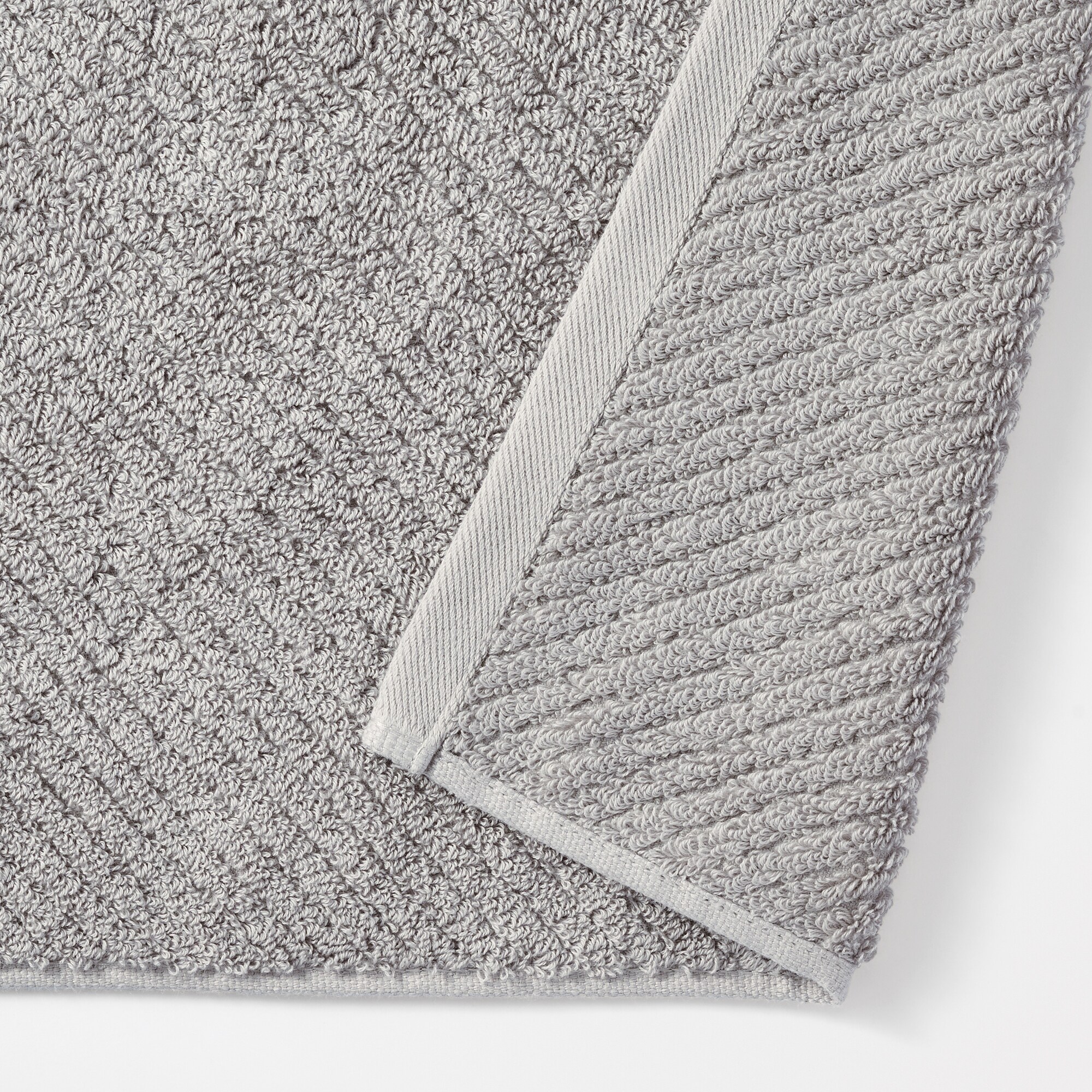 残糸を一部に使った　バスマット