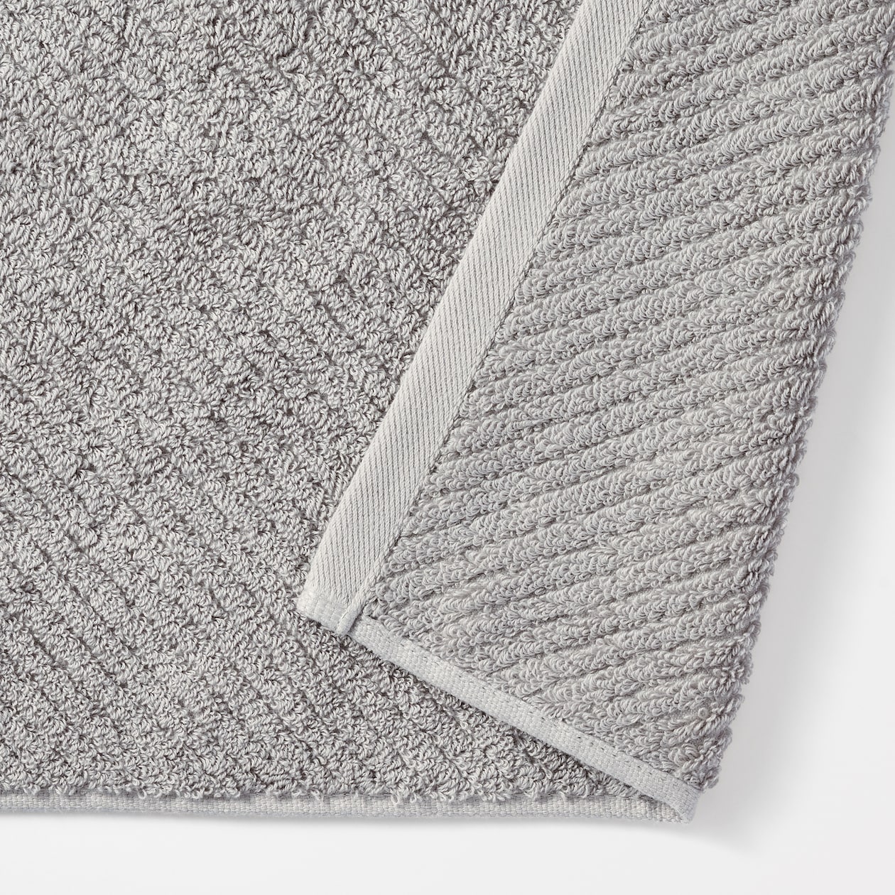 残糸を一部に使った　バスマット