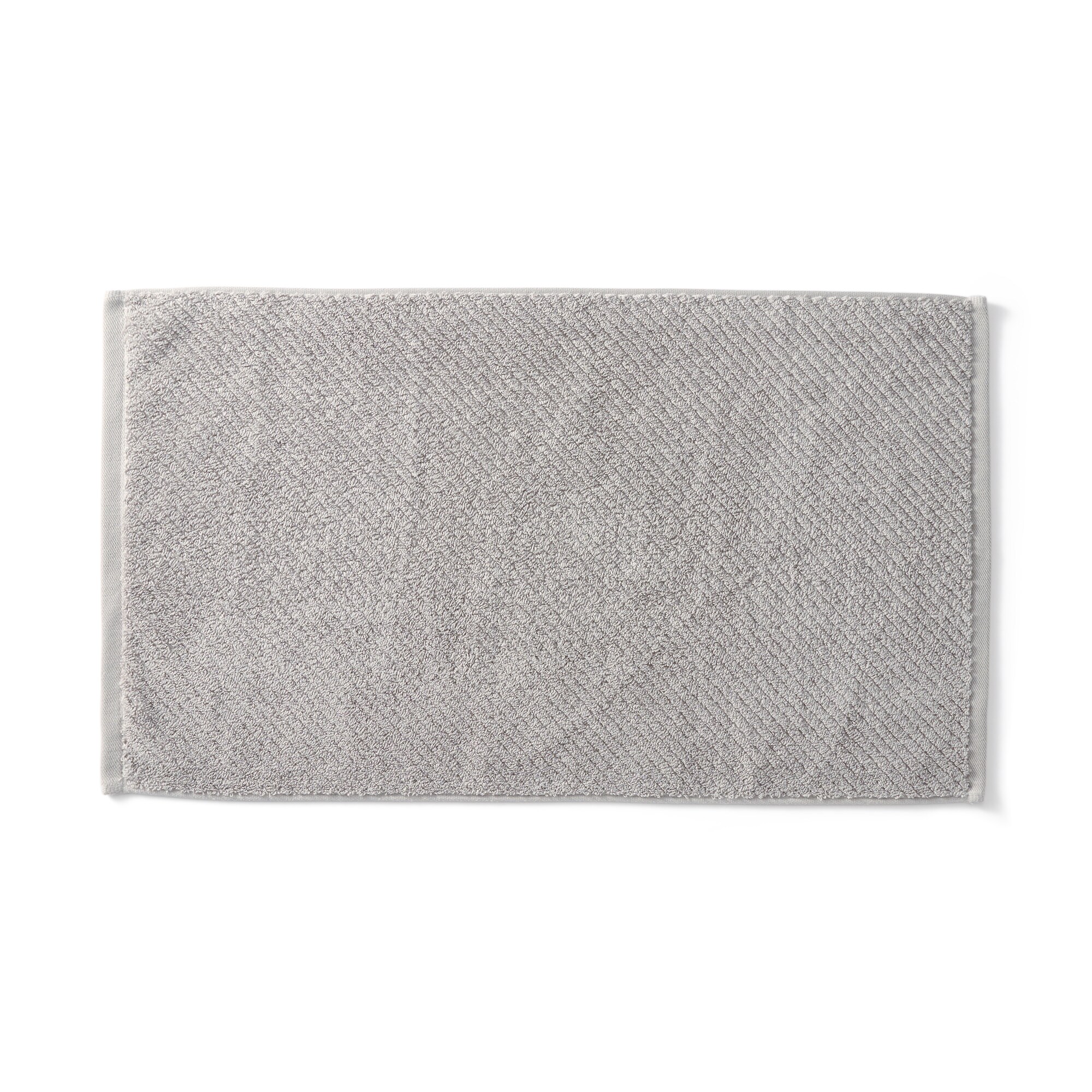 残糸を一部に使った　バスマット