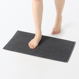 残糸を一部に使った　バスマット