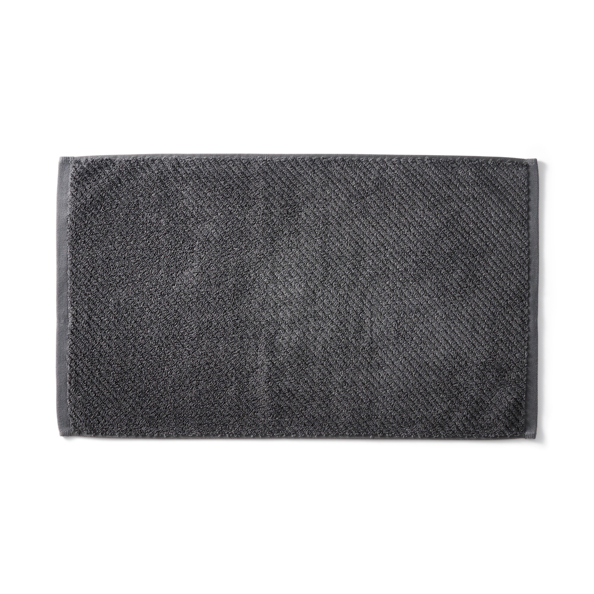 残糸を一部に使った　バスマット