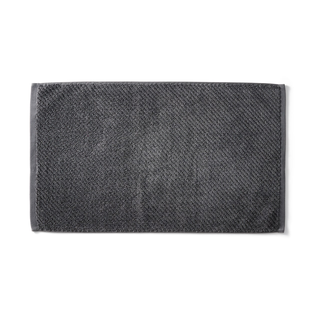 残糸を一部に使った　バスマット