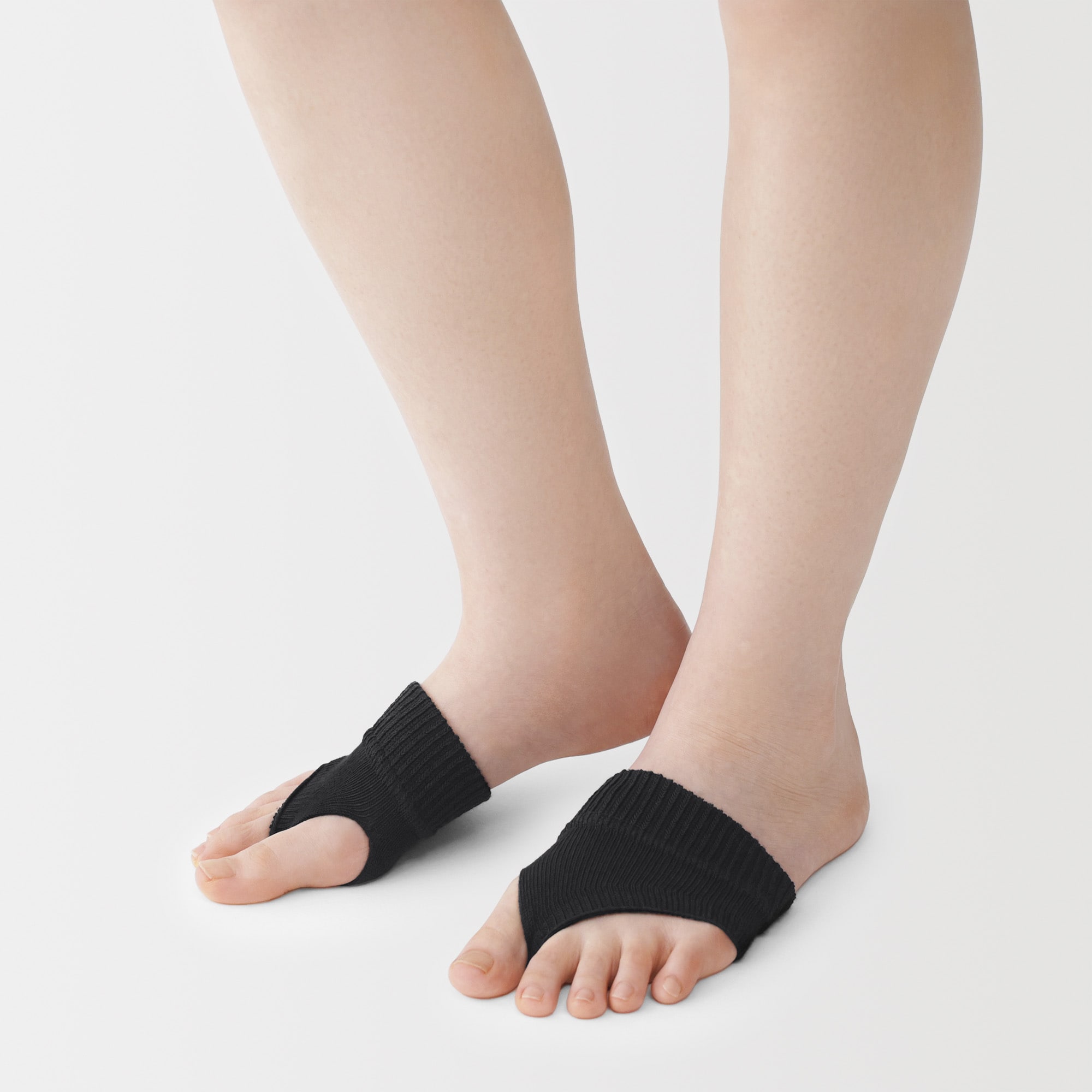 婦人　コットン混　トング型　パーツソックス