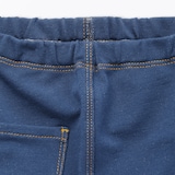 ベビー　おなかすっぽりデニム調十分丈レギンス