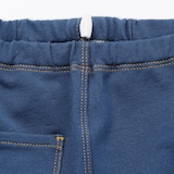 ベビー　おなかすっぽりデニム調十分丈レギンス