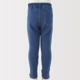 ベビー　おなかすっぽりデニム調十分丈レギンス