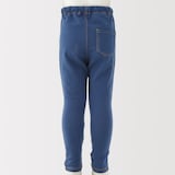 ベビー　おなかすっぽりデニム調十分丈レギンス