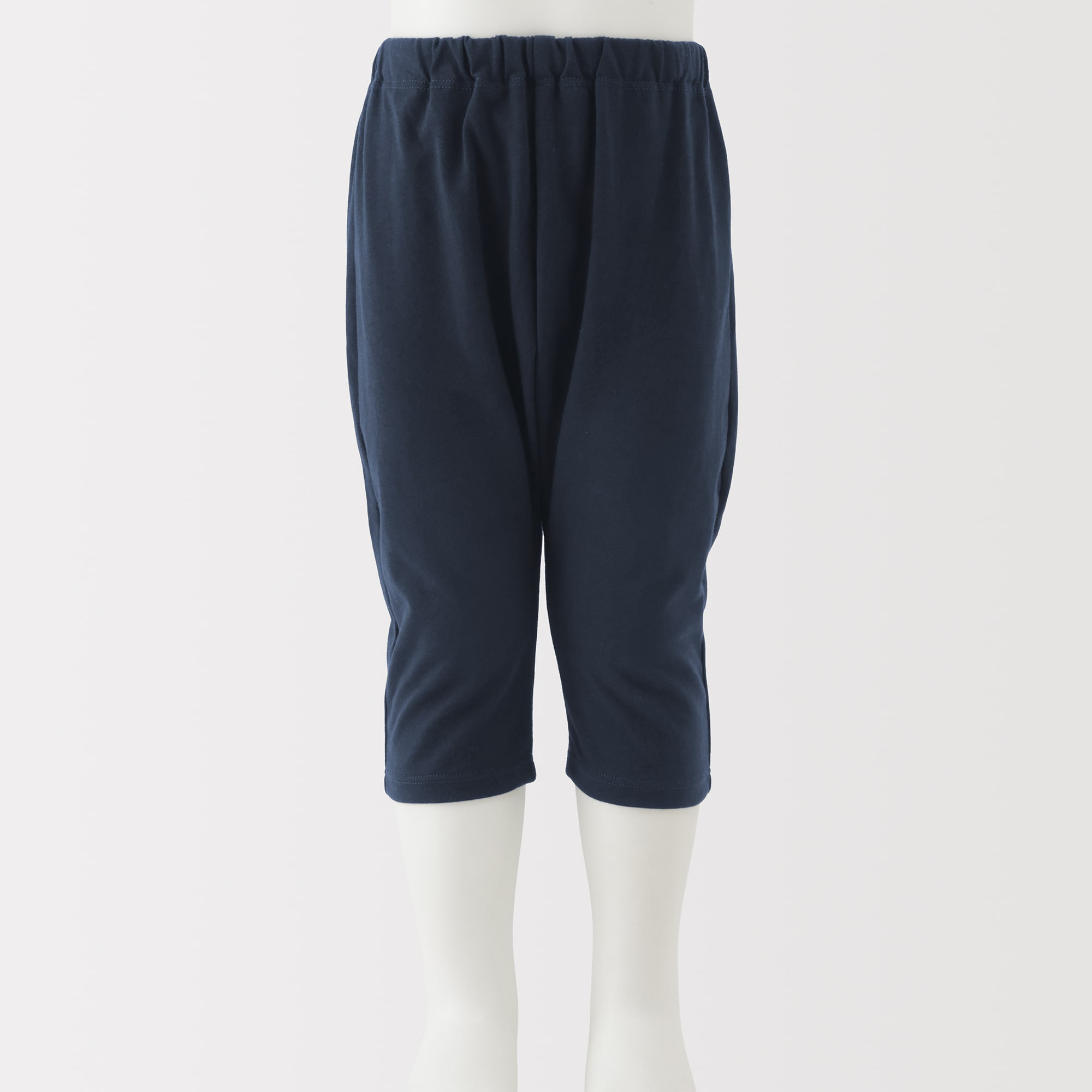 ベビー　おなかすっぽり　七分丈サルエルパンツ