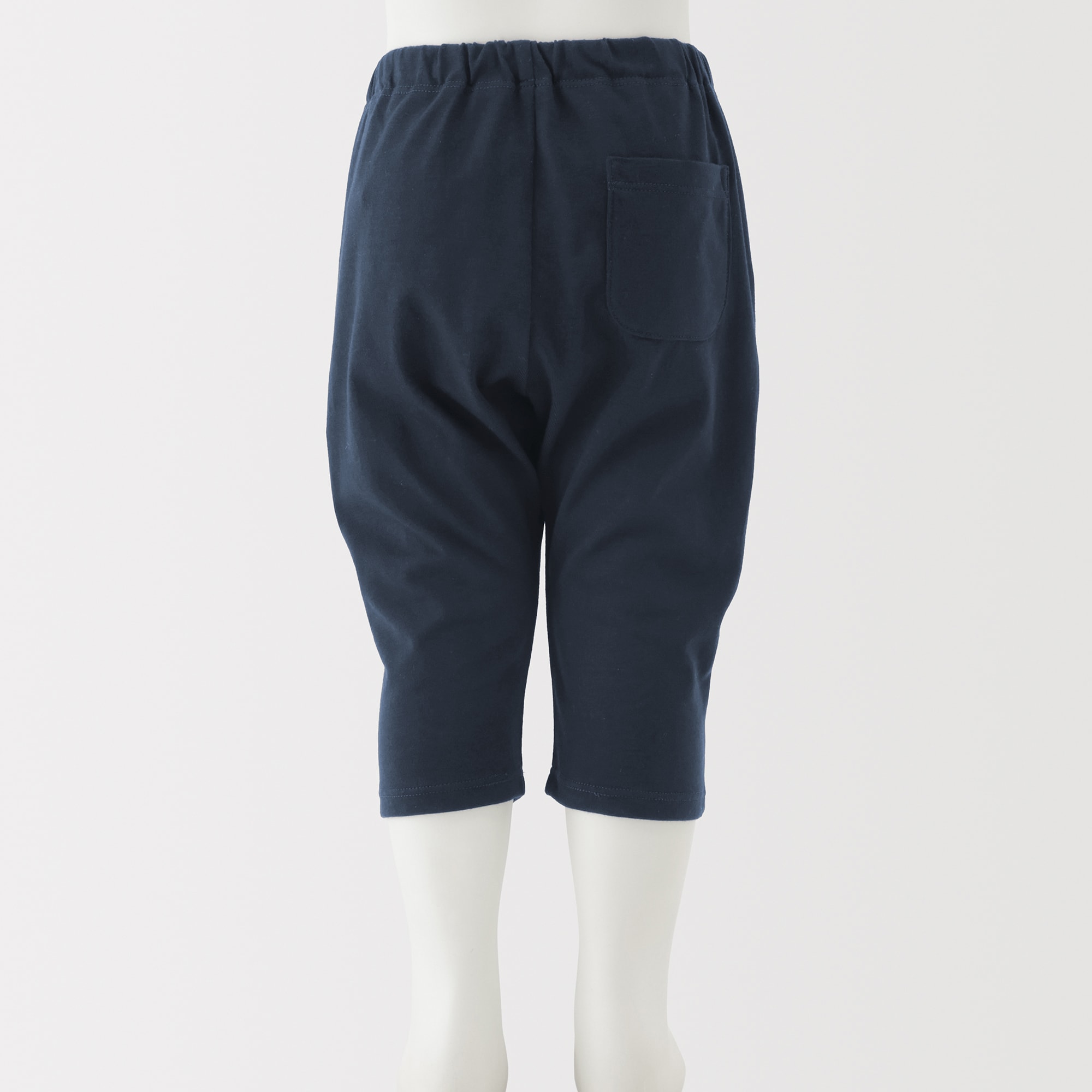 ベビー　おなかすっぽり　七分丈サルエルパンツ