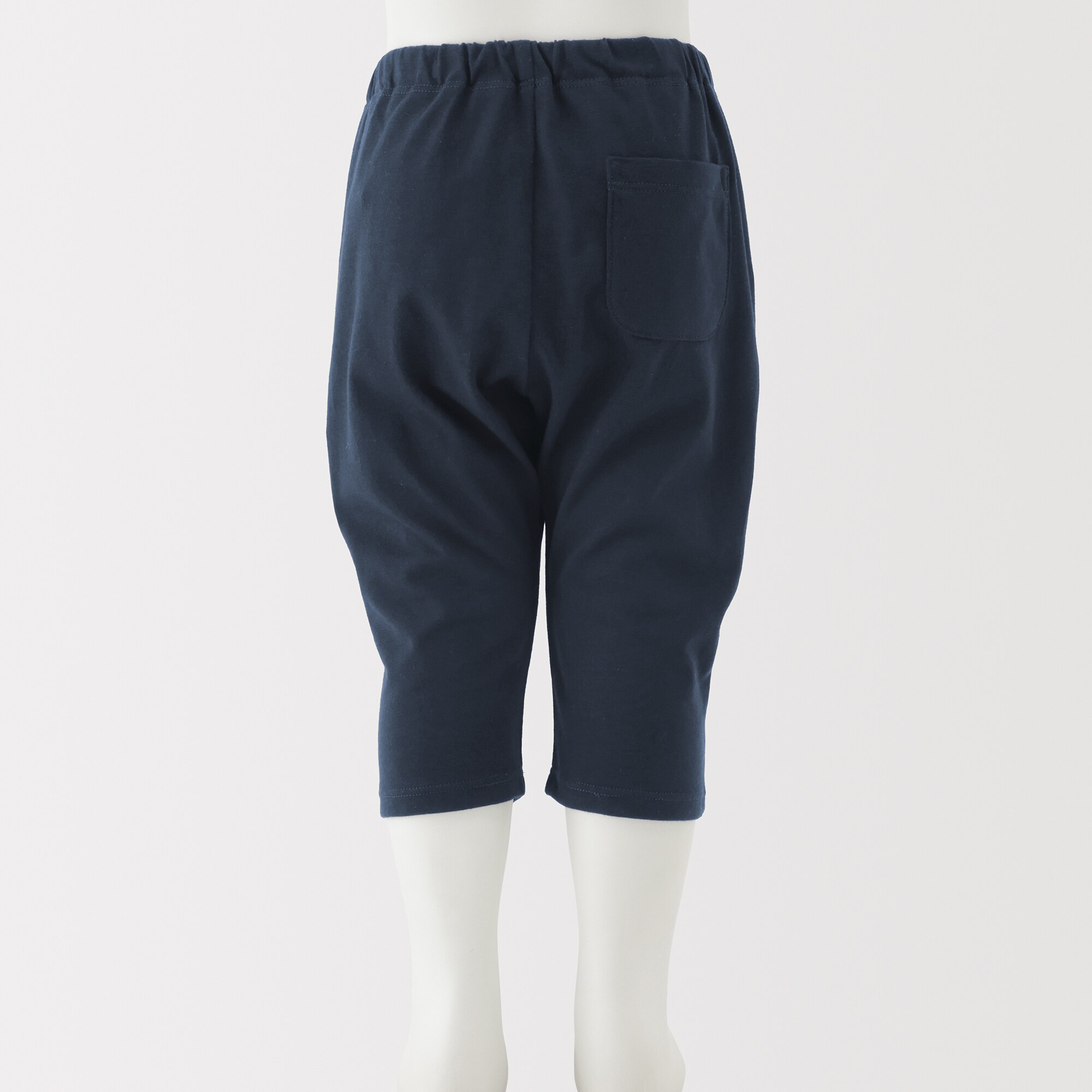 ベビー　おなかすっぽり　七分丈サルエルパンツ