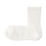 婦人　足なり直角　履き口やわらか　シアーストライプ靴下