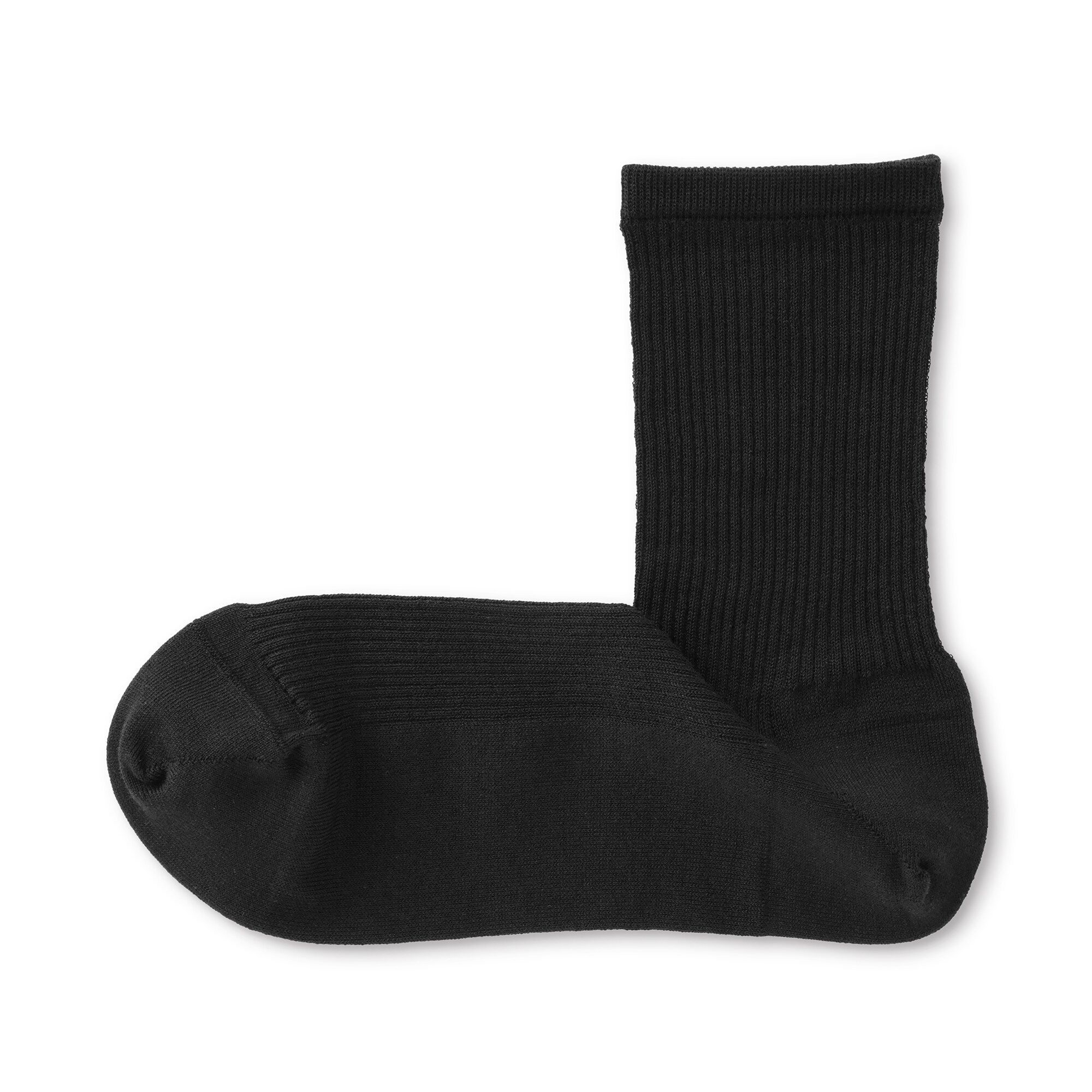 婦人　足なり直角　履き口やわらか　シアーストライプ靴下