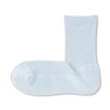 婦人　足なり直角　履き口やわらか　シアーストライプ靴下