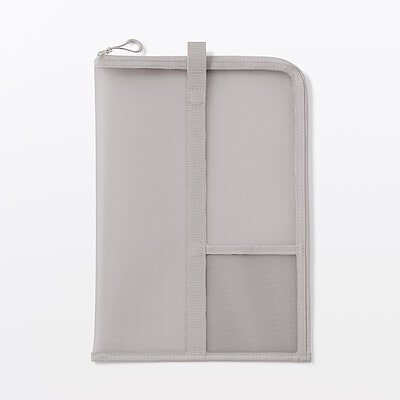 【２月下旬発売予定】【Ａ４サイズ用】ナイロンメッシュ　縦型書類ケース・仕切り付