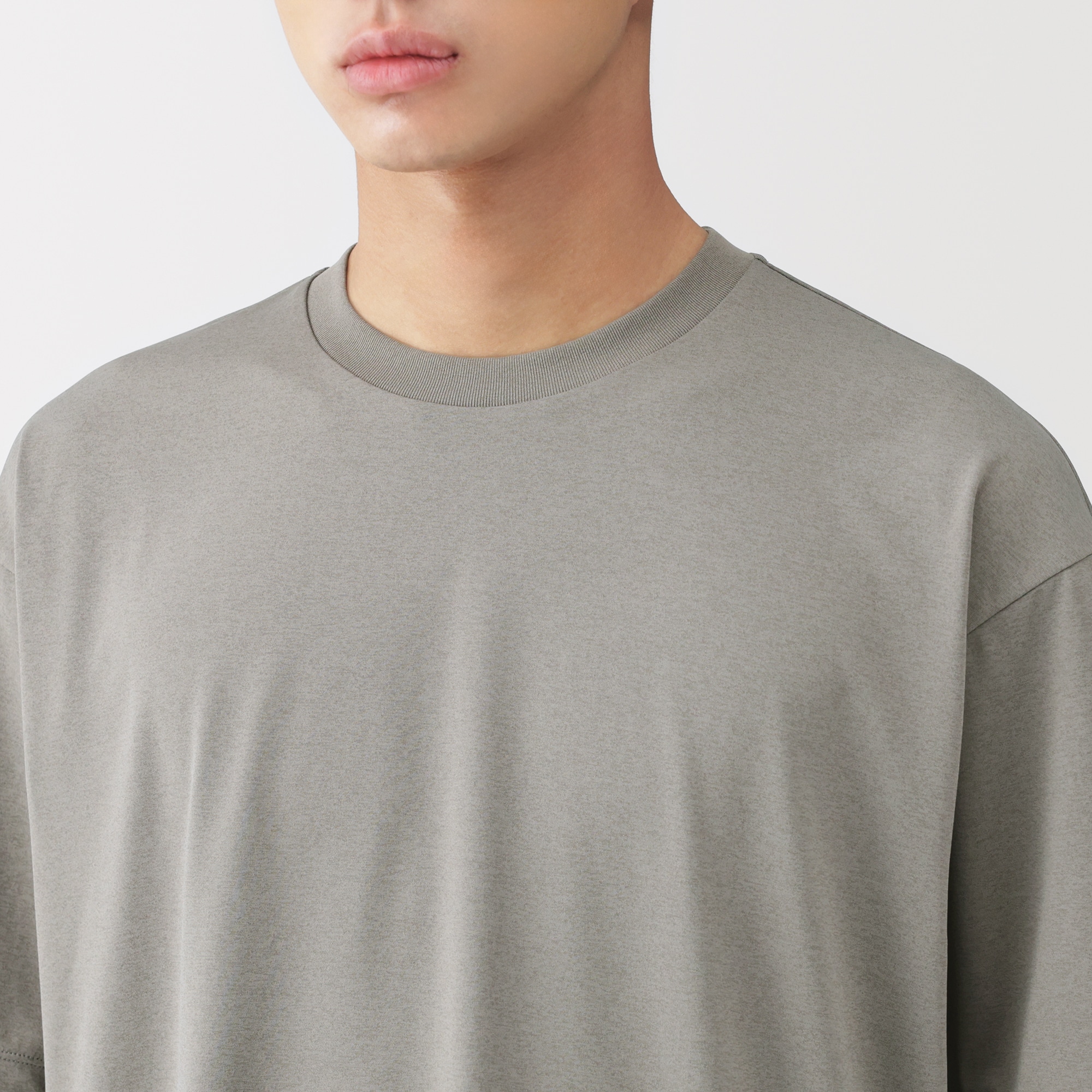 紳士　ＵＶカット乾きやすいクルーネック半袖Ｔシャツ