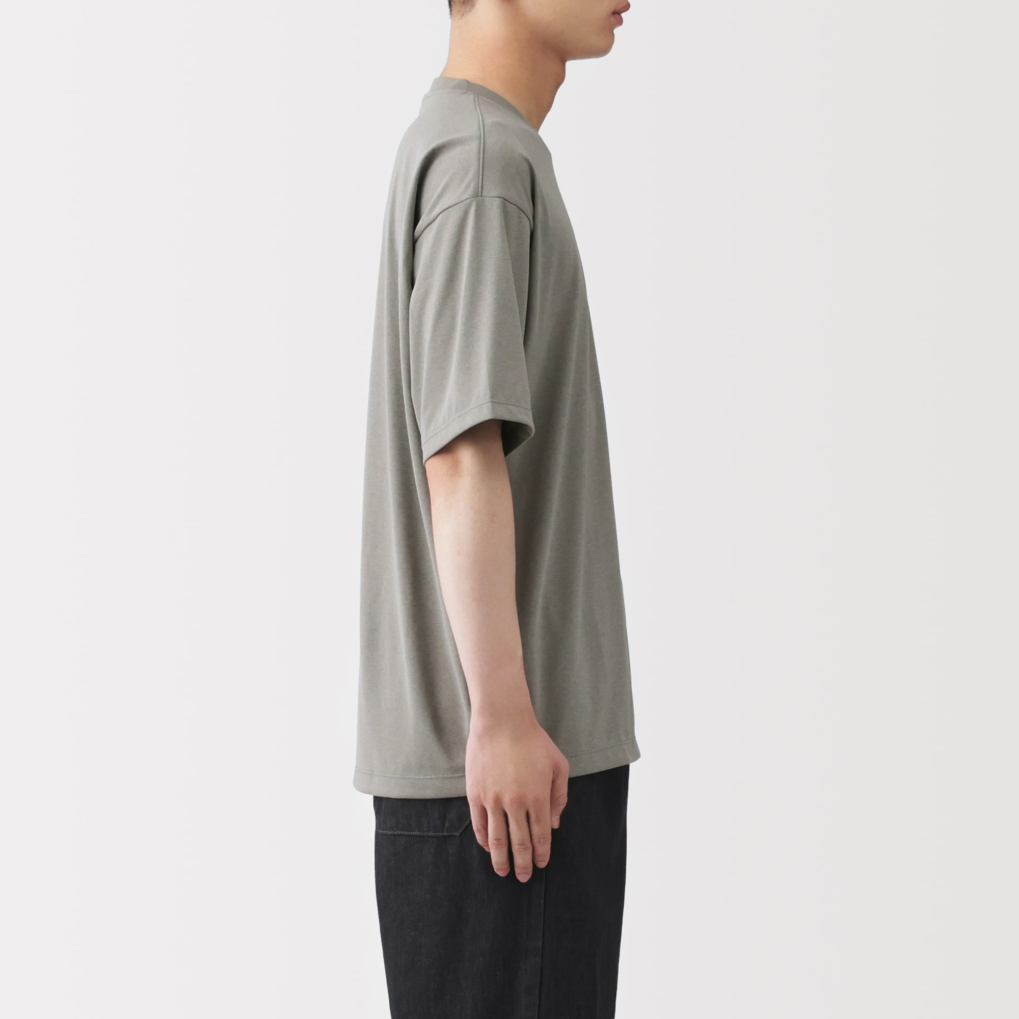 紳士　ＵＶカット乾きやすいクルーネック半袖Ｔシャツ