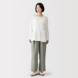 婦人　楊柳ガーゼ　ショートカーディガン