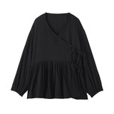 婦人　楊柳ガーゼ　ショートカーディガン