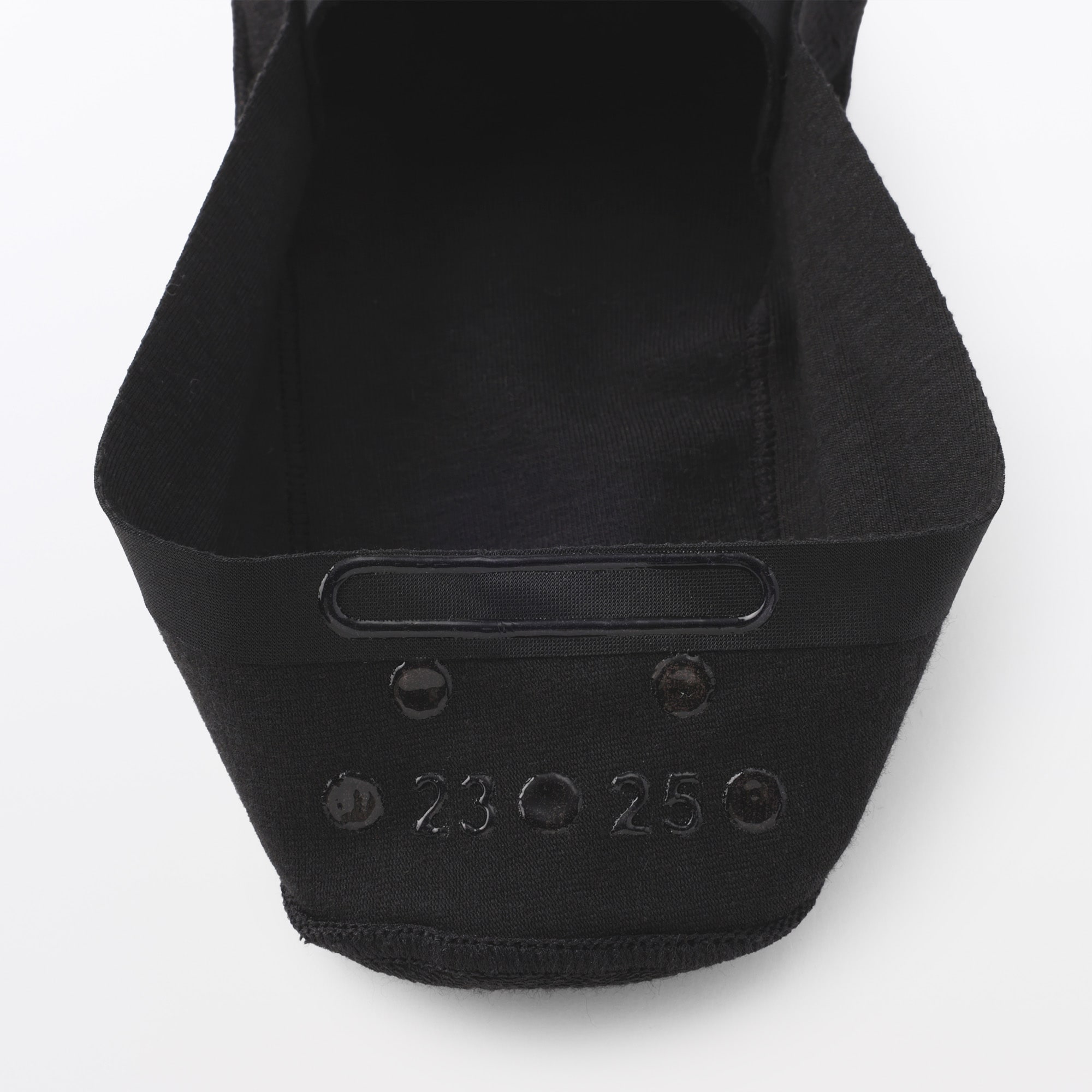 婦人　つま先に縫い目のない　深履きフットカバー（かかと滑り止め付き）