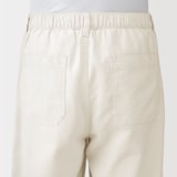 紳士　ジュート混ベイカーパンツ